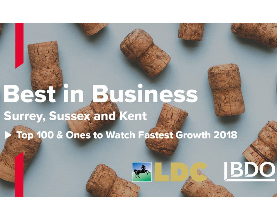 Celebrating the Best in Business in Surrey, Sussex and Kent