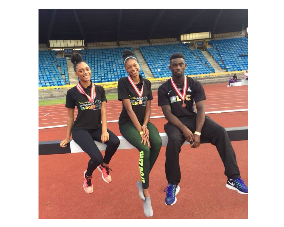 Success for young track and field stars