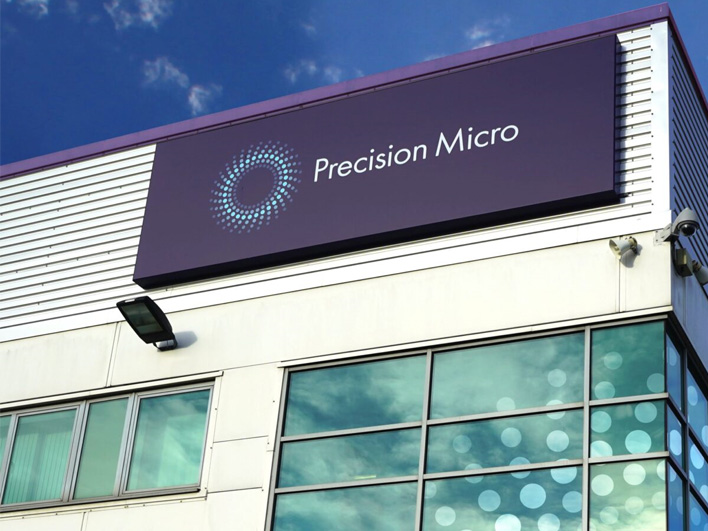 Exterior of Precision Micro headquarters.