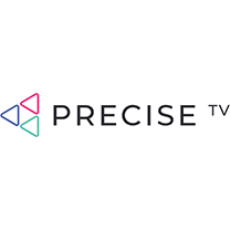 Precise TV website logo Logo